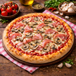 Pizza Prosciutto Funghi