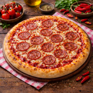 Pizza Salami (Scharf)